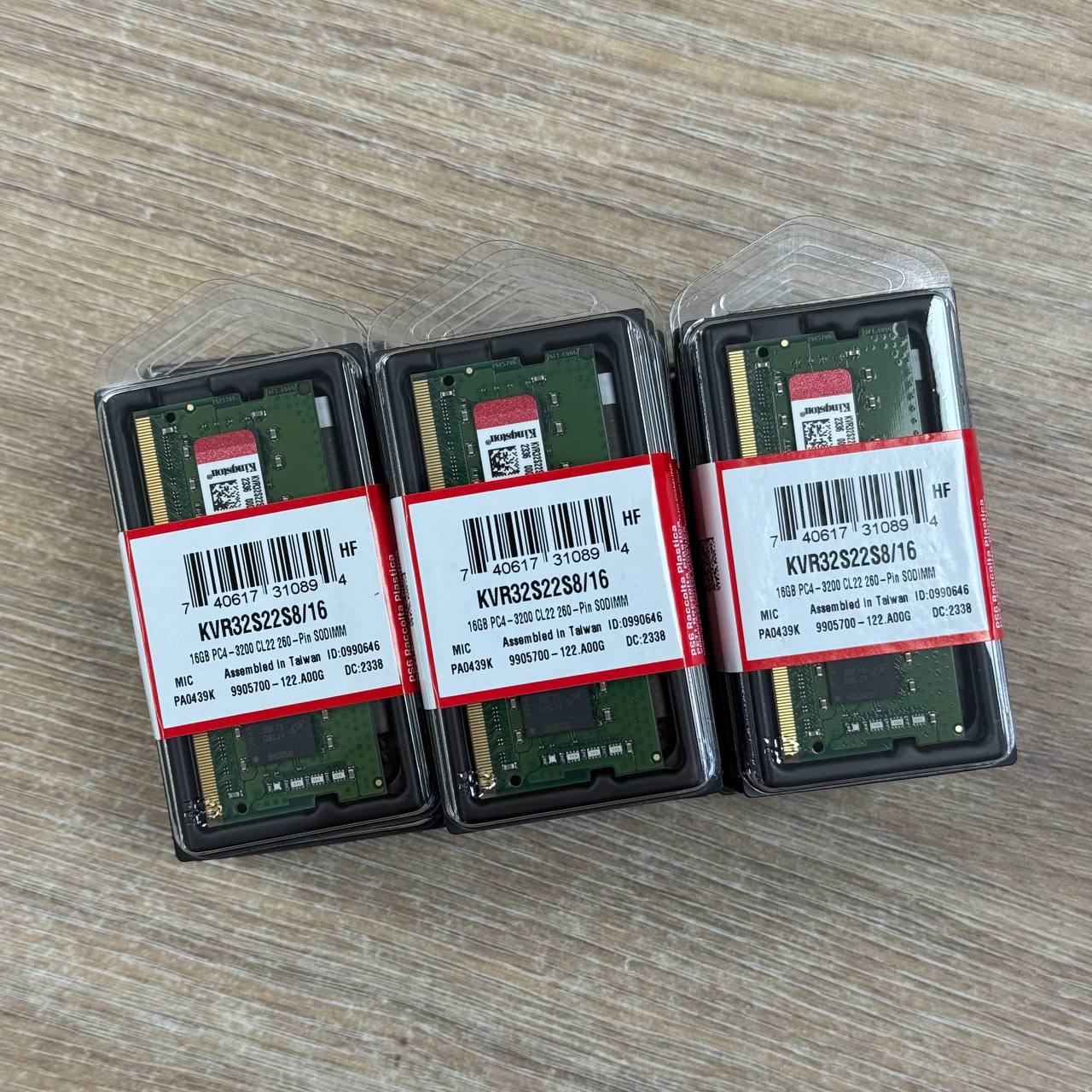 Оперативна пам’ять Kingston KVR32S22S8/16 1x16Gb DDR4 PC4-3200MHz CL22 260-Pin SODIMM